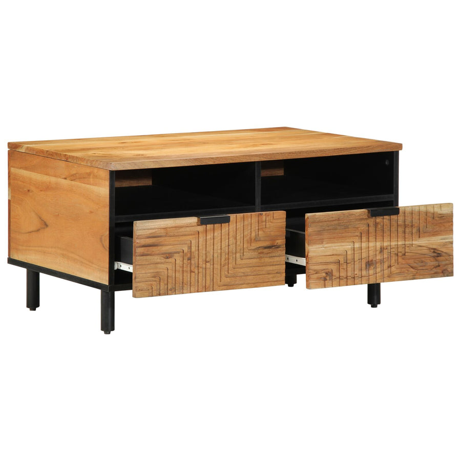 Salontafel 80X54X40 Cm Massief acaciahout