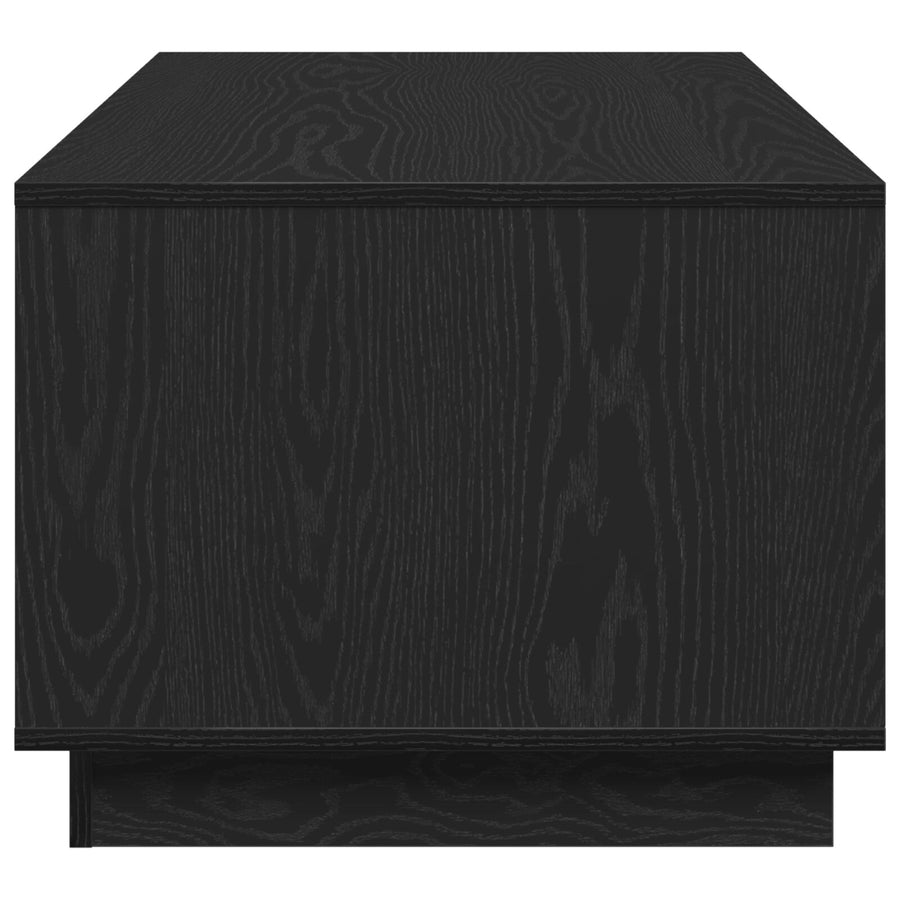 Zwart Eikenhouten Salontafel 102X55X43 Cm Gemaakt Van Engineered Wood