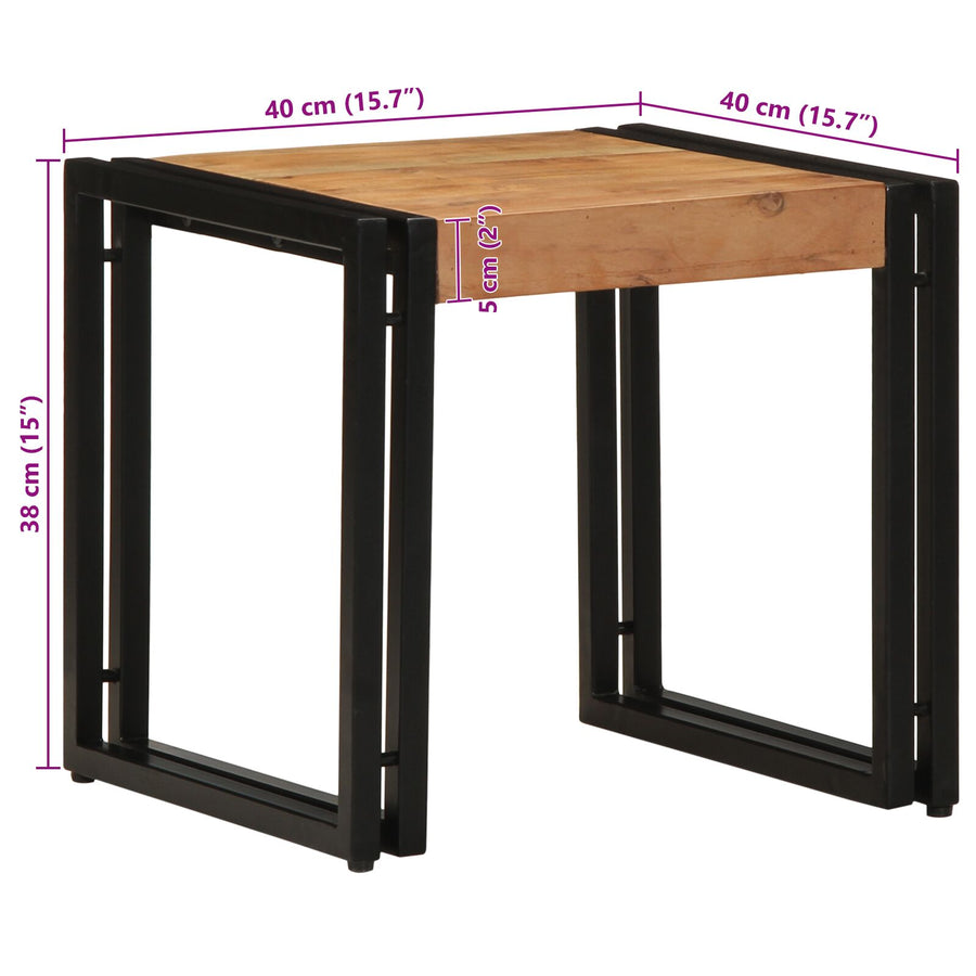 Salontafel 40X50X38 Cm Massief Acaciahout 90 x 50 x 38 cm Gerecycled hout