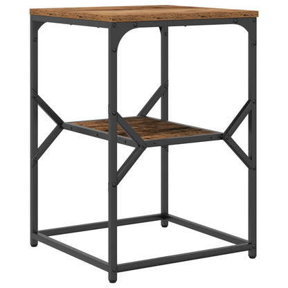 Bijzettafel 41X40X60 Cm Engineered Wood Oud hout