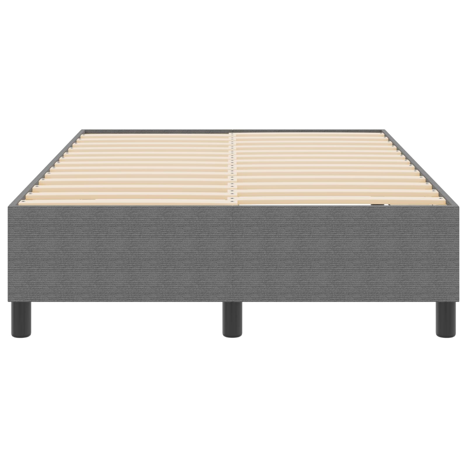 Boxspringbed Klein Dubbel Katoen Lichtgrijs 120 x 190 cm