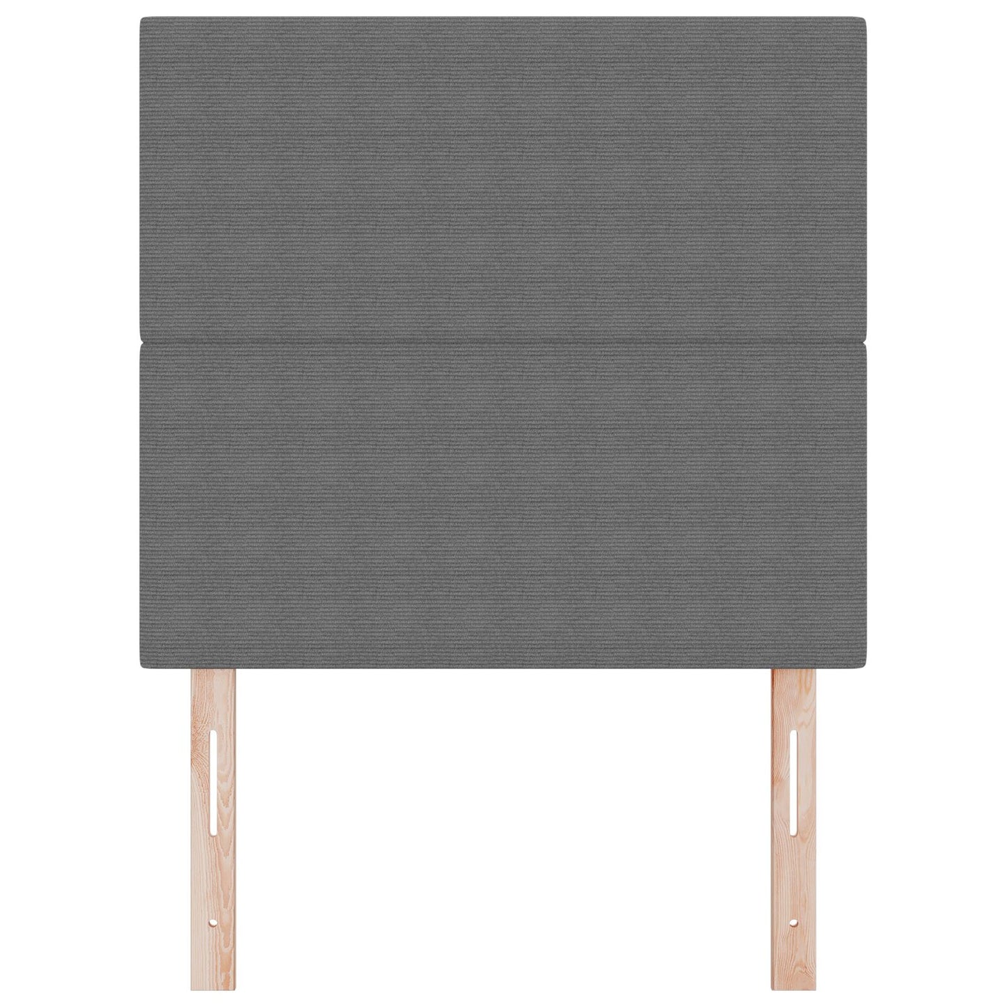 Hoofdbord Eenvoudig Ontwerp Corduroy Stof Lichtgrijs 80 cm Hoog hoofdbord