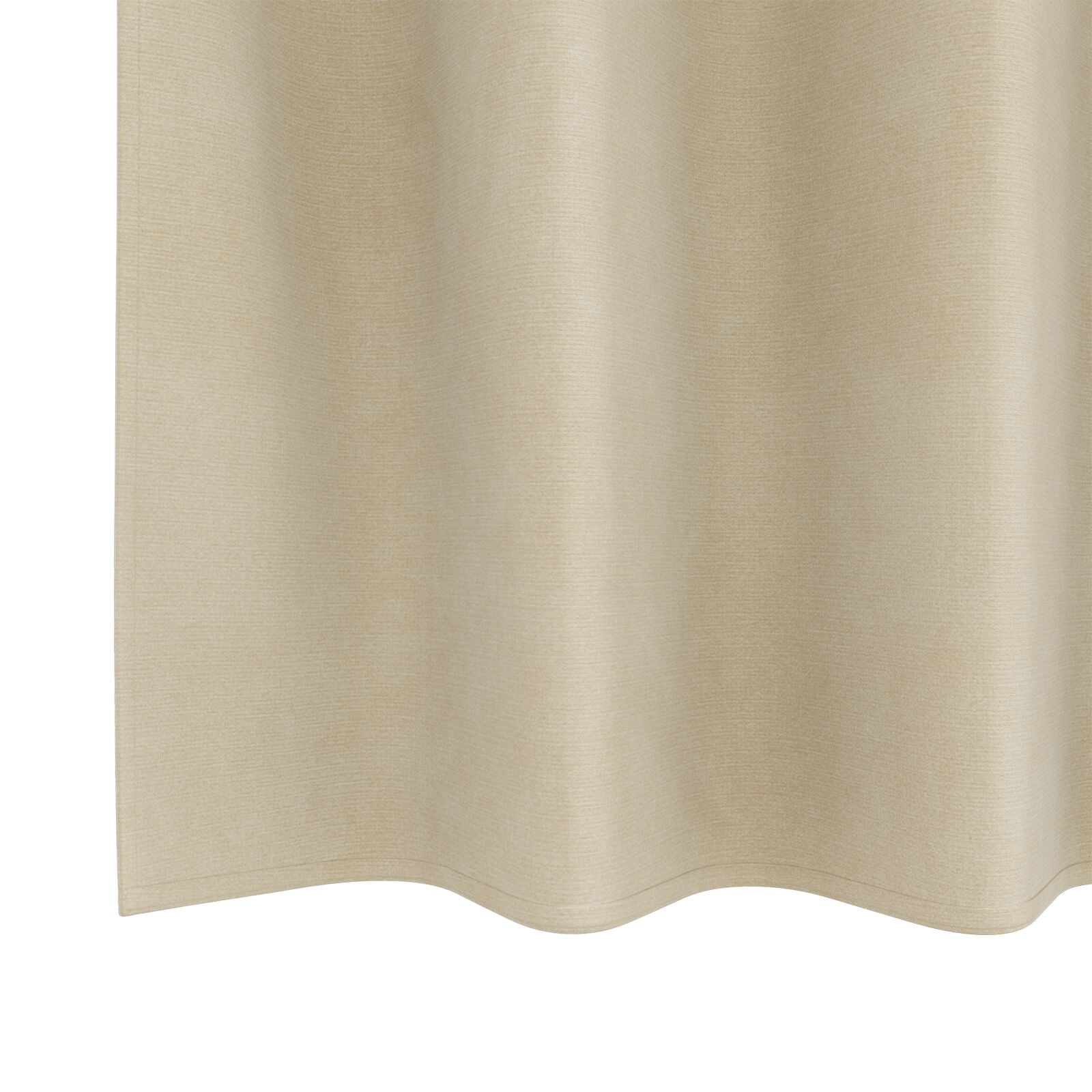 Blackout Gordijnen 2 Stuks Velours Crème 140 x 175 cm met oogjes
