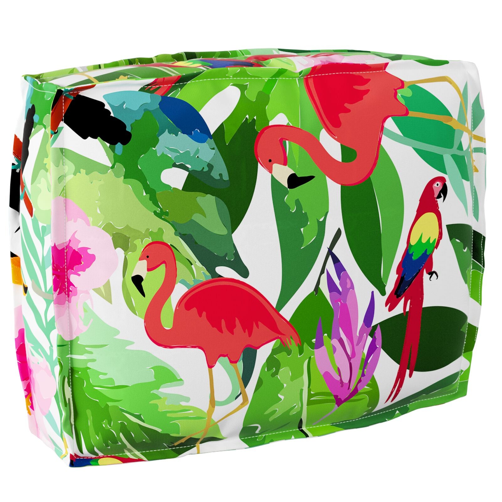 Pallet Kussen Voor Rugleuning 50X40X12 Cm Oxford Stof Tropische jungle