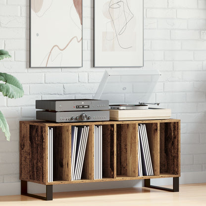 Recordkast Artisan Eiken 100X38X48 Cm Bewerkt Hout