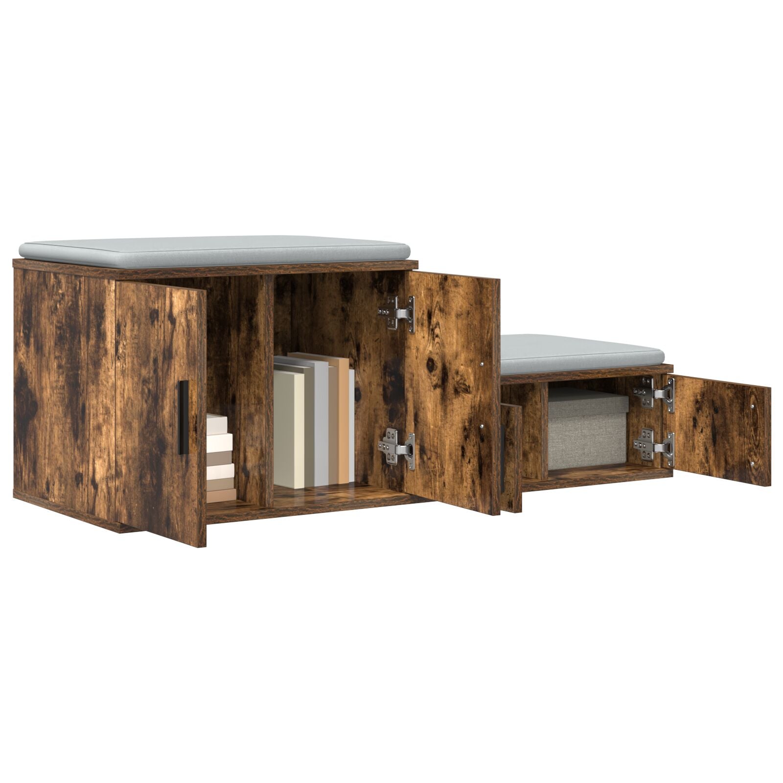 Opbergkast Geengineerd Hout Gerookt eiken 118 x 41 x 40 cm
