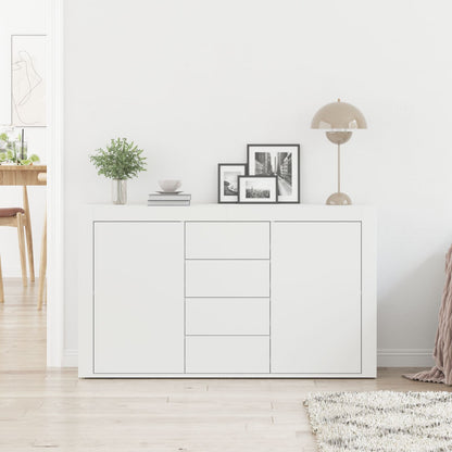 Witte Dressoir Wit Hout 120 X 36 X 69 Cm Opslag Witte Dressoir