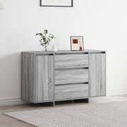 Dressoir 120x41x75 cm grijs bewerkt hout