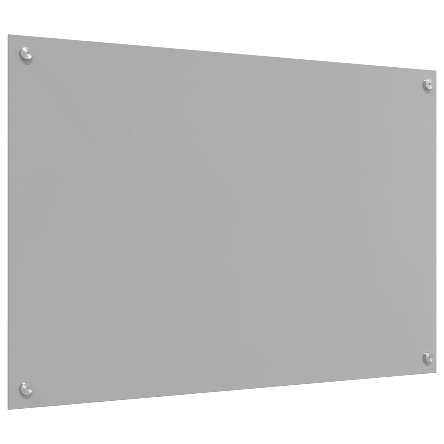 Achterwand Voor In De Keuken 90X60X0,6 Cm Gehard Glas Lichtgrijs 90 x 60 cm