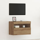 Tv-meubel 60x30x40 cm artisanaal eiken MDF