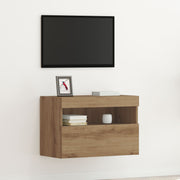 Tv-meubel 60x30x40 cm artisanaal eiken MDF