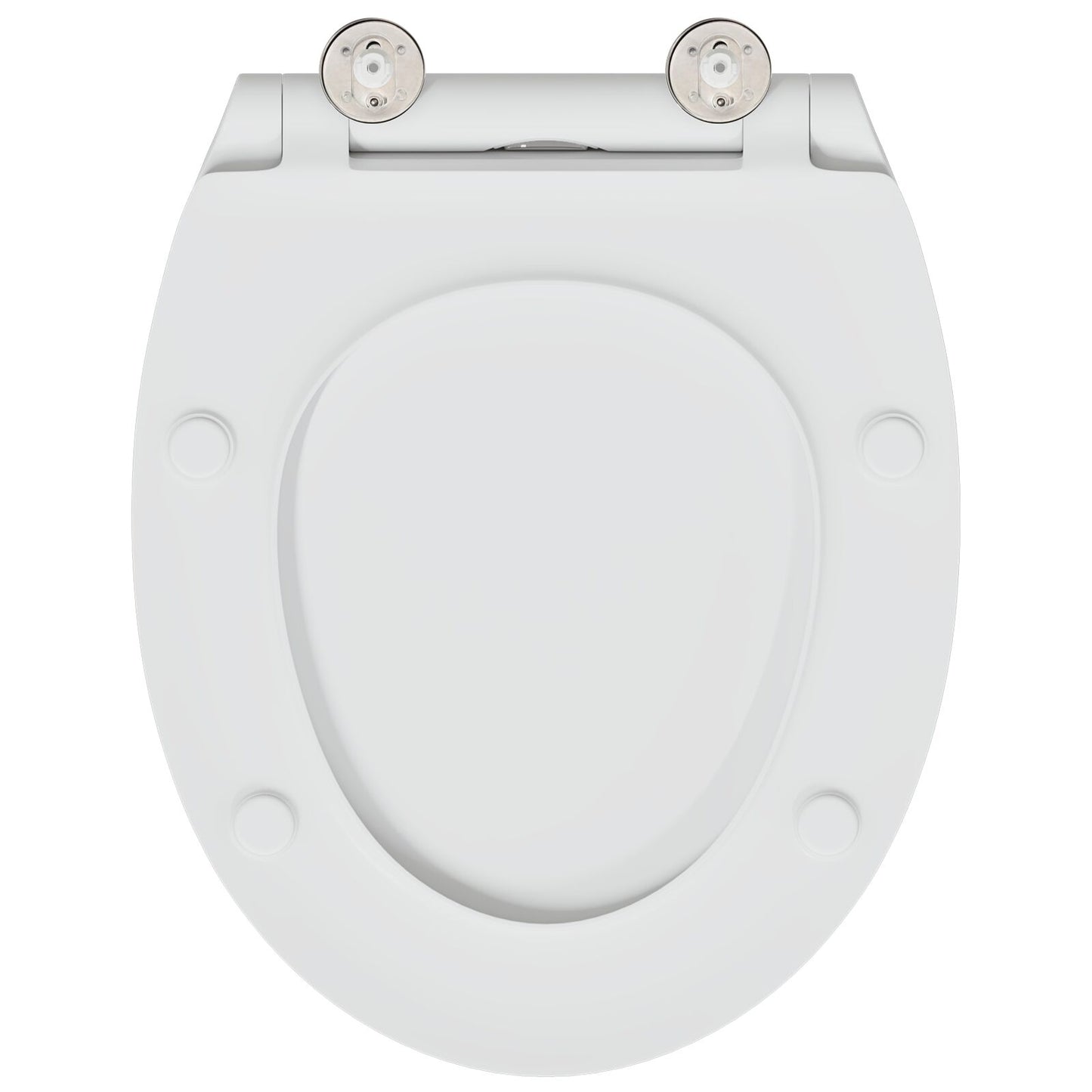 Snelsluiting Toiletbril Met Zachte Sluiting Duroplast Wit