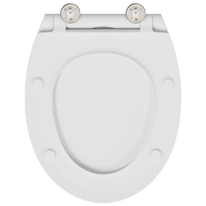 Snelsluiting Toiletbril Met Zachte Sluiting Duroplast Wit