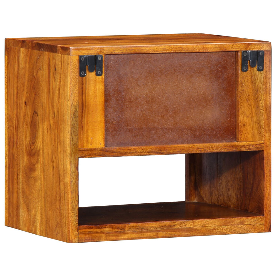 Nachtkastje 40X35X35 Cm Massief Acaciahout 1