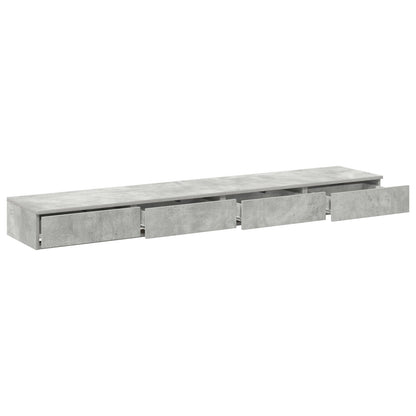 Bedladen Betongrijs 180X36,5X16,5 Cm Engineered Wood Beton grijs 180 x 36.5 x 16.5 cm