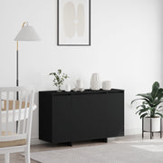 Sideboard Black 120 x 41 x 75 cm Engineered Wood