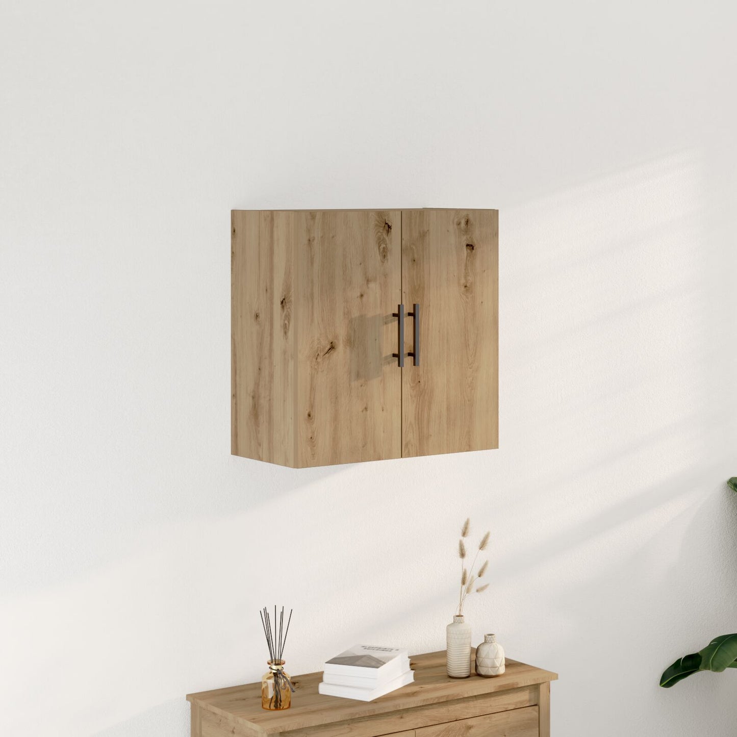 Wandkast 60X31,5X60 Cm Gelaagd Hout Artisan eiken