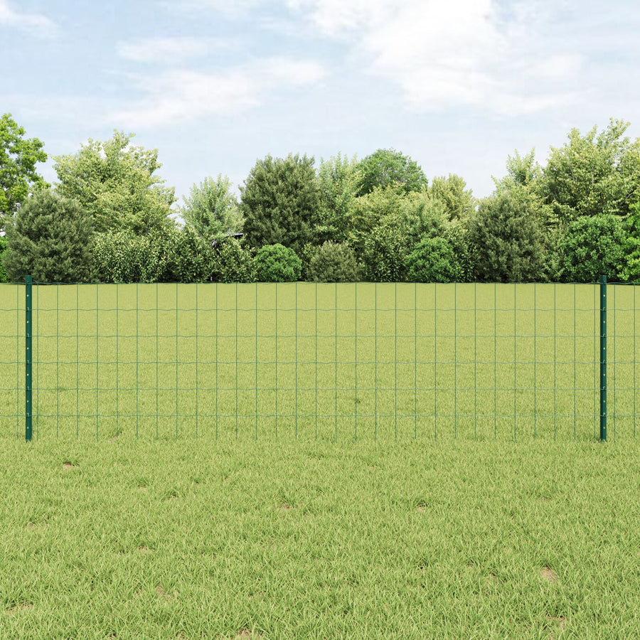 Euro Schutting Met 5 U-Palen Groen 0.6X10 M Staal