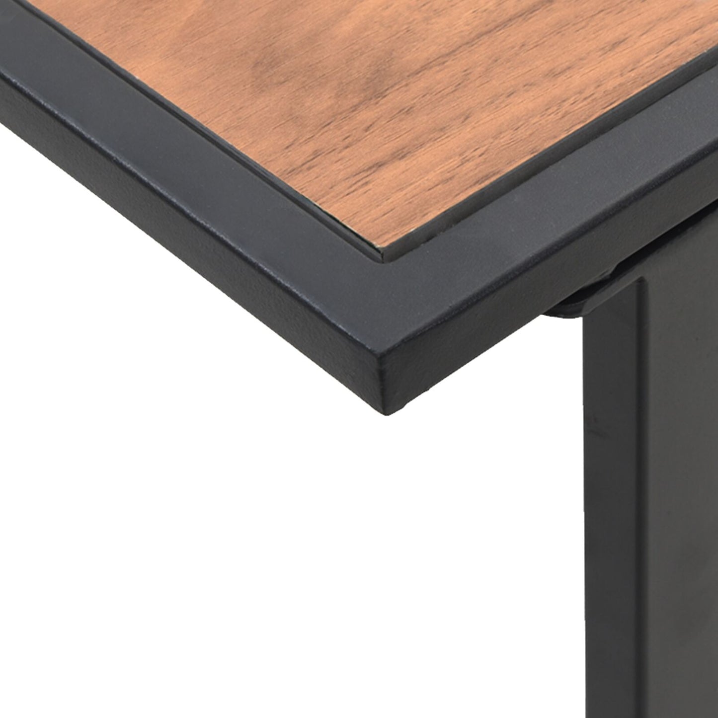 Bruine Tuin Koffietafel 55X55X35 Cm Dpc En Staal