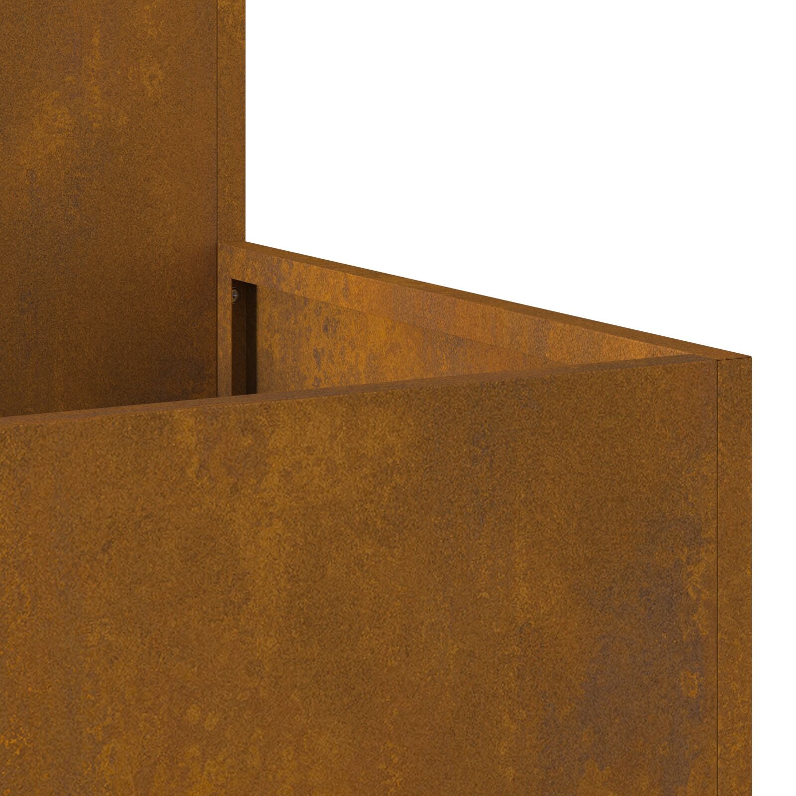 Tuin Planter Weerbestendig staal 80 x 80 x 48 cm