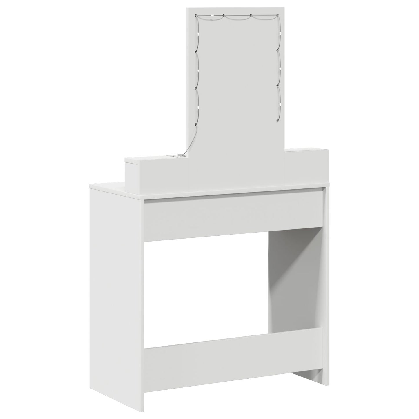 Kaptafel Met Led-Verlichting - - Wit 79 x 41 x 140 cm