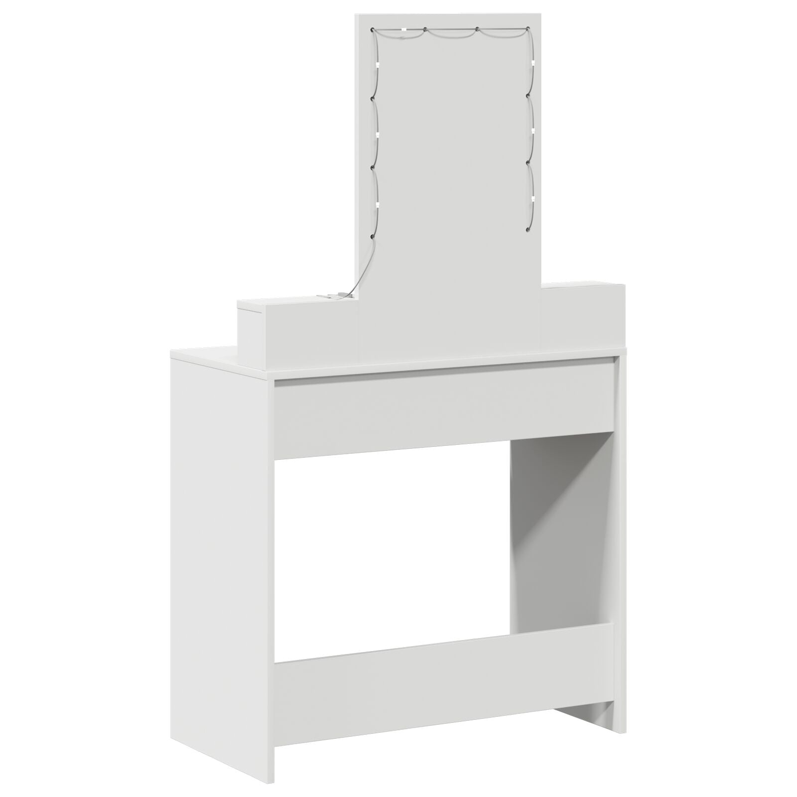 Kaptafel Met Led-Verlichting - - Wit 79 x 41 x 140 cm