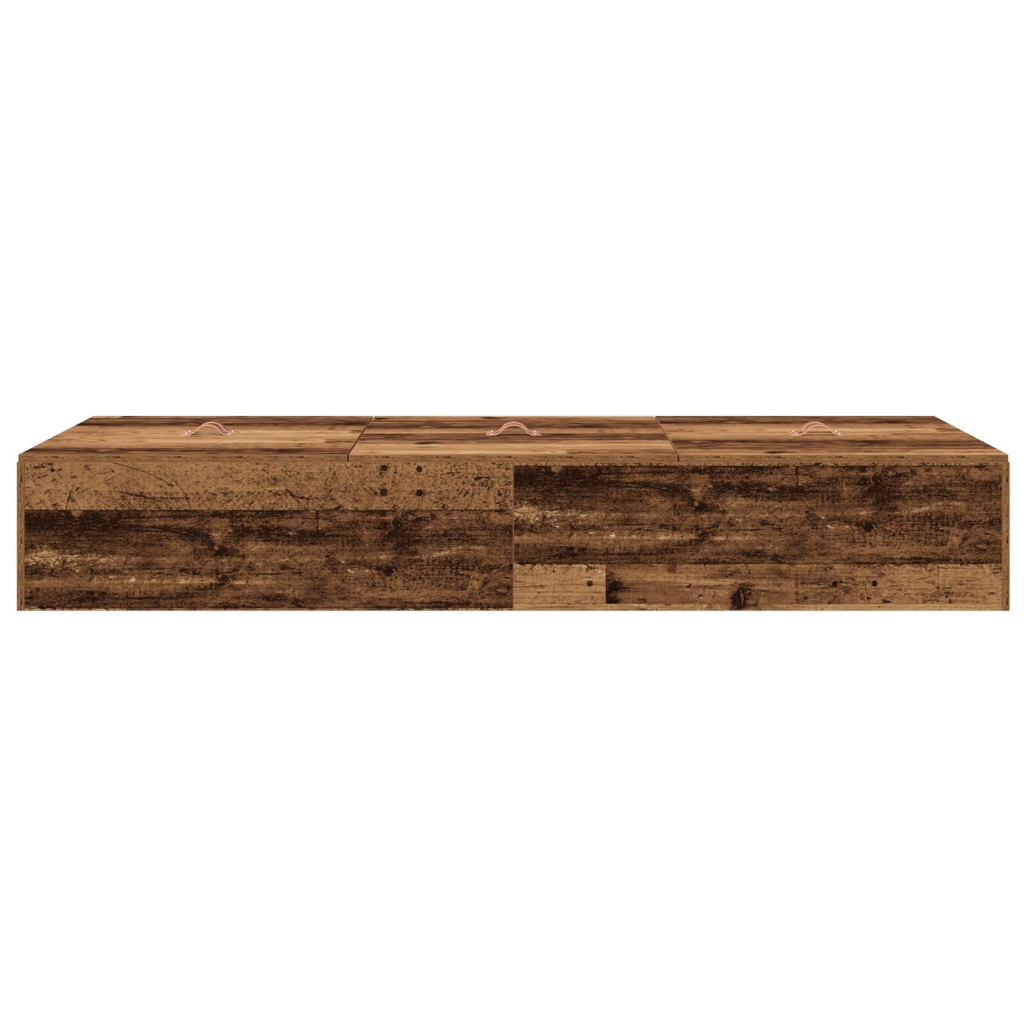 Bedframe Massief Gerecycled Hout Rustiek Bedframe Oud Hout 90 x 190 cm