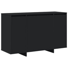 Zwart Dressoir Zwart Samengesteld Hout 120 X 41 X 75 Cm