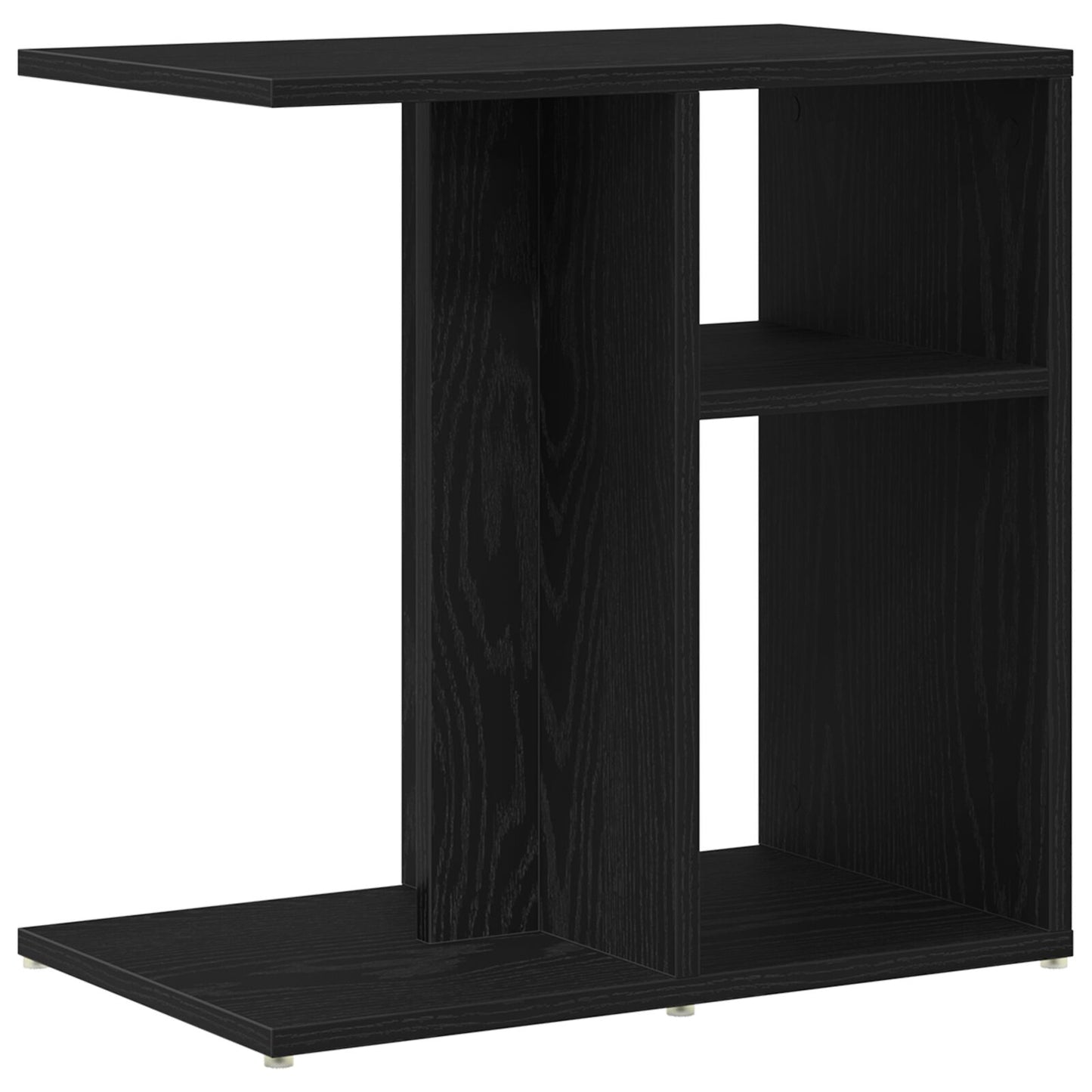 Bijzettafel Zwart Eiken 50X30X50 Cm Samengesteld Hout