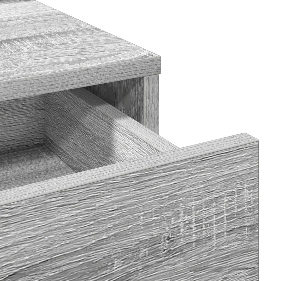 Kaptafel Met Lades Grijs Sonoma 100 x 41 x 140 cm Grijze sonoma