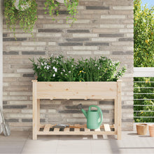 Tuinbak Met Rek 115X59X76 Cm Massief Houten Vuurhout 115 x 59 x 76.5 cm
