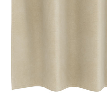 Blackout Gordijnen 2 Stuks Velours Crème 140 x 245 cm met oogjes