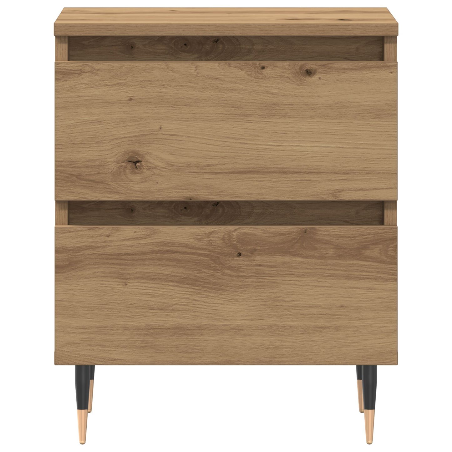 Nachtkastjes 2 Stuks Artisan Eiken 40X35X50 Cm Bewerkt Hout