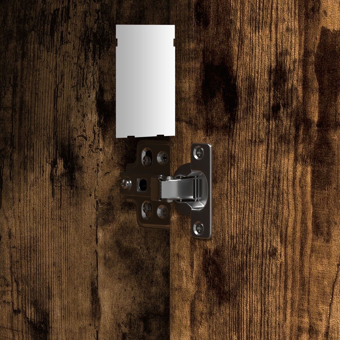 Kaptafel Met Led Verlichting 102X33X135 Cm Gerookt eiken