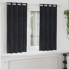 Verduisterend gordijn 140x175 cm zwart fluweel