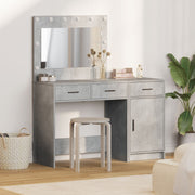 Ceiling table with drawer 2 pcs Grey 40 x 41 x 75 cm Engineered wood