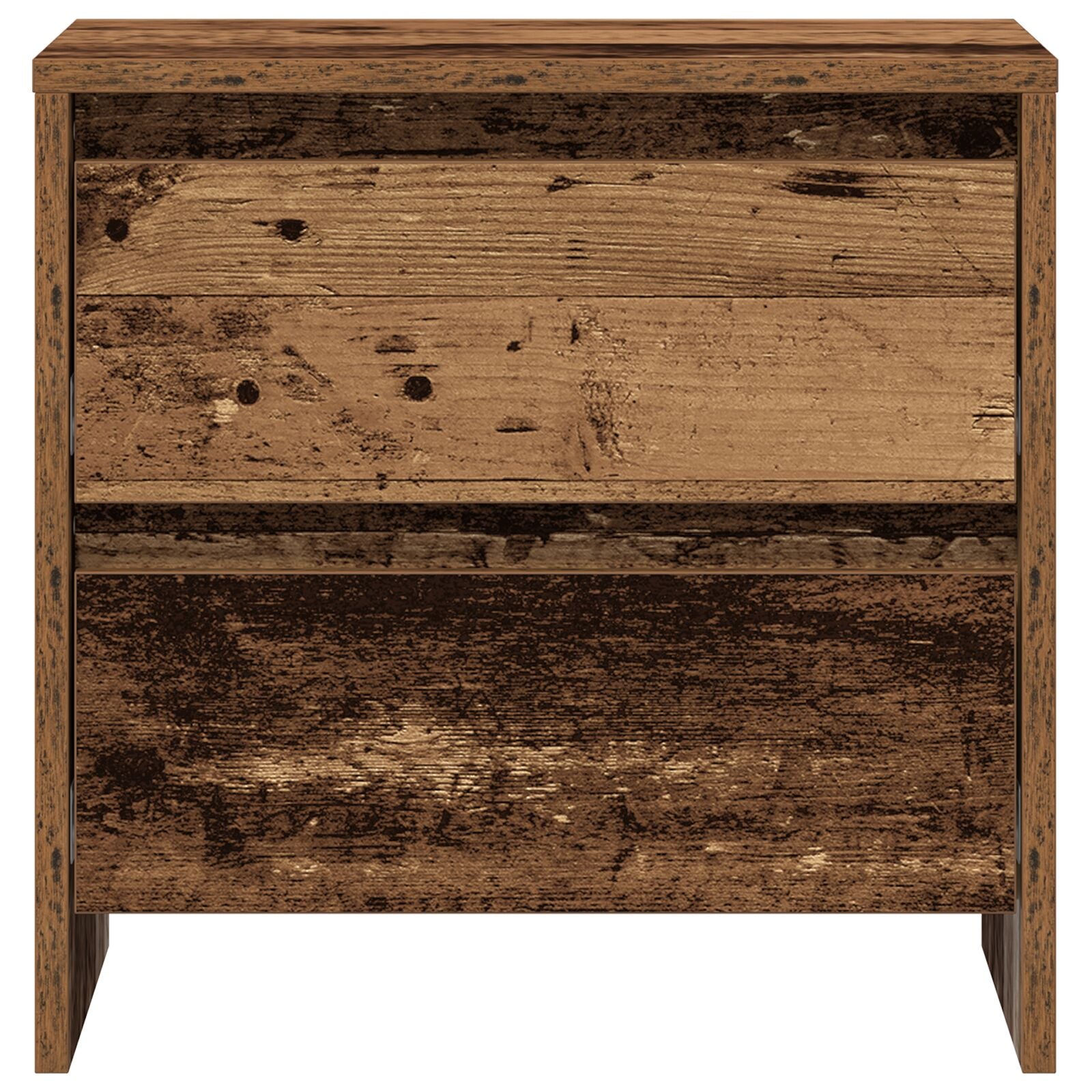 Nachtkastje 45X34X44.5 Cm Bewerkt Hout 1 Oud hout