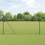 Afrasteringspaal 25 x 1,5 m staal grijs
