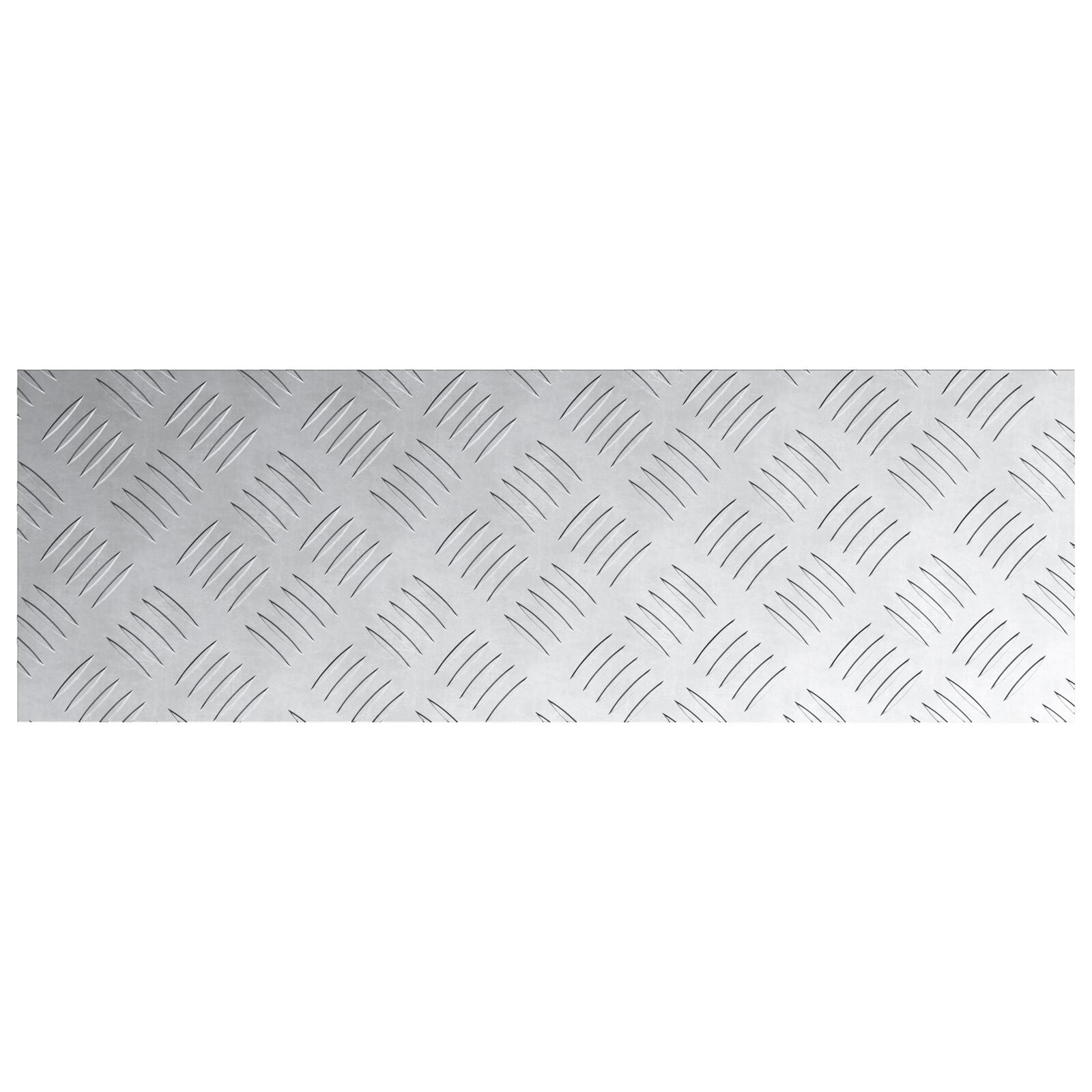 Aluminium Checker Plates 4 Stuks Antislip 60X20 Cm 60 x 20 x 0.2 cm Rechthoekig
