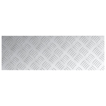 Aluminium Checker Plates 4 Stuks Antislip 60X20 Cm 60 x 20 x 0.2 cm Rechthoekig