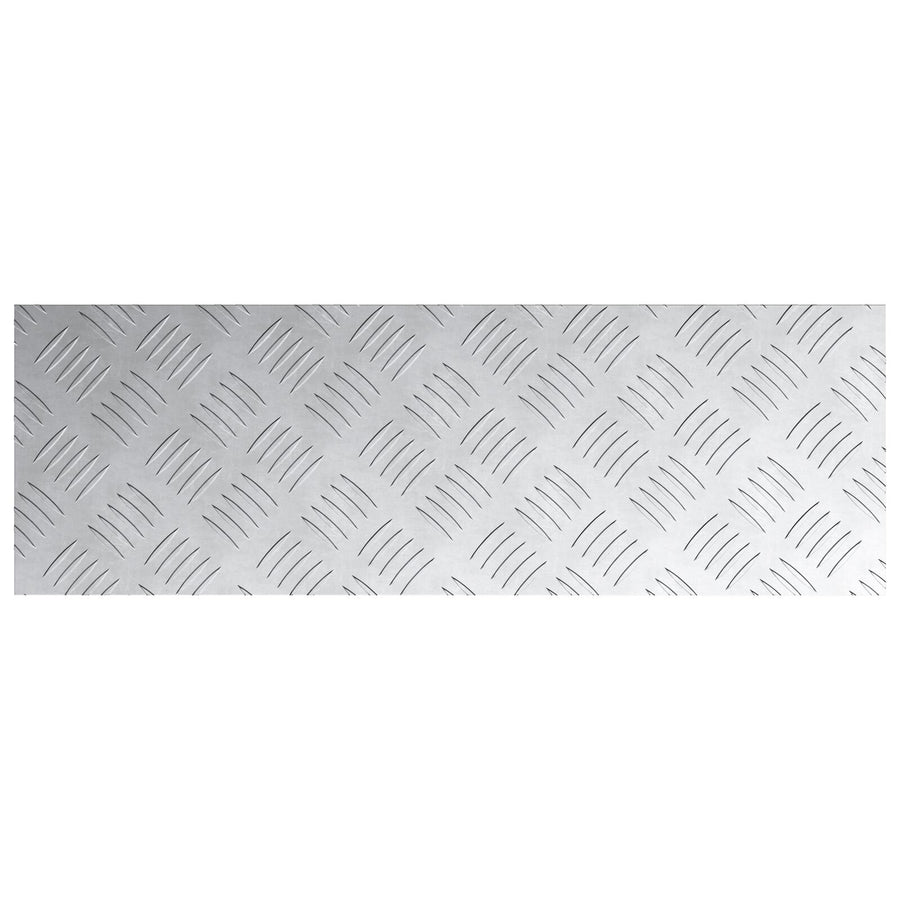 Aluminium Checker Plates 4 Stuks Antislip 60X20 Cm 60 x 20 x 0.2 cm Rechthoekig