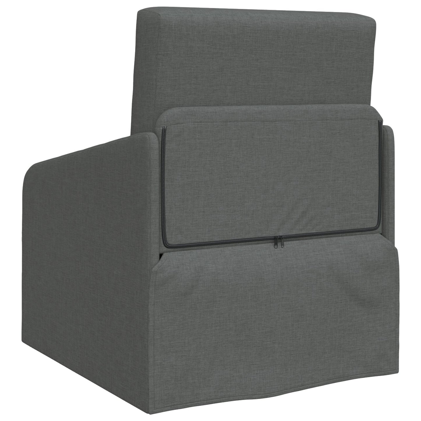 Vloer Sofa Bed 2-In-1 65X80X83 Cm Stof Donkergrijs