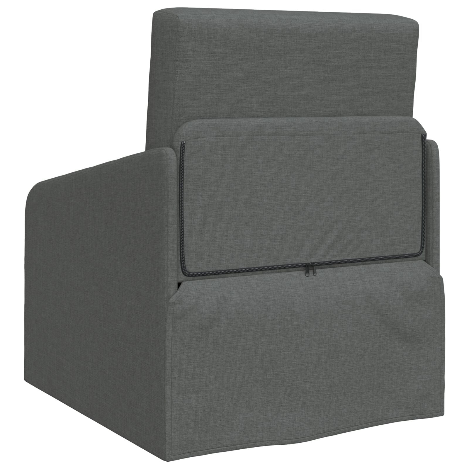 Vloer Sofa Bed 2-In-1 65X80X83 Cm Stof Donkergrijs
