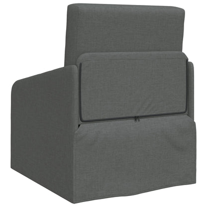 Vloer Sofa Bed 2-In-1 65X80X83 Cm Stof Donkergrijs