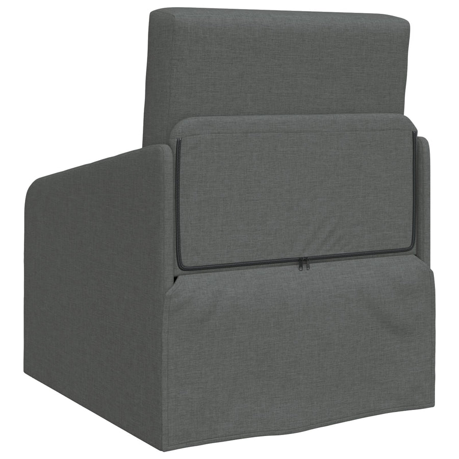 Vloer Sofa Bed 2-In-1 65X80X83 Cm Stof Donkergrijs