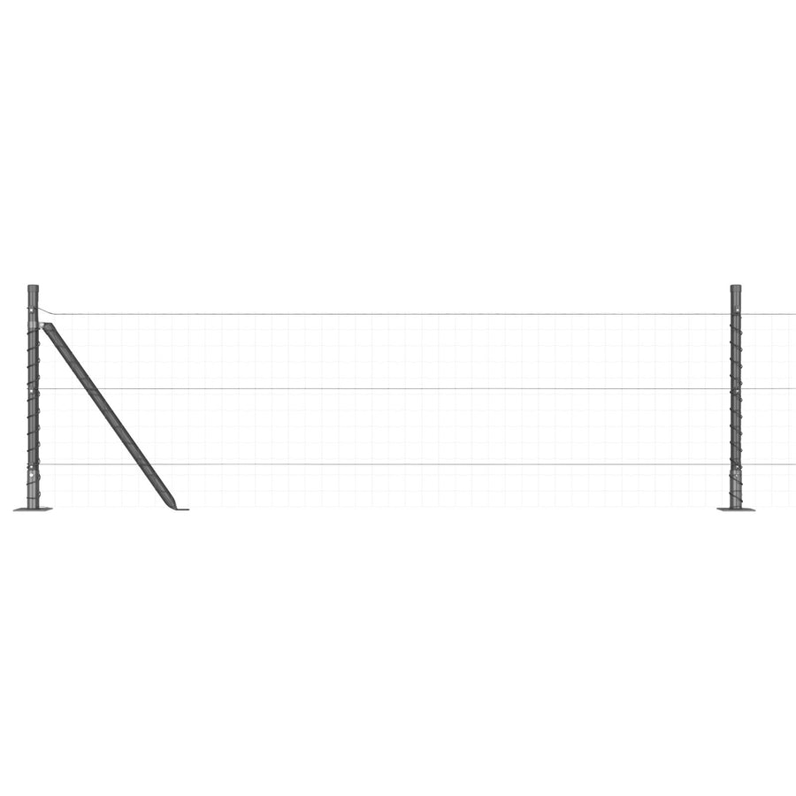 Heipalen Set Set Van 7 Grijs Beton 3.2 X 3.2 X 50 Cm Duurzaam