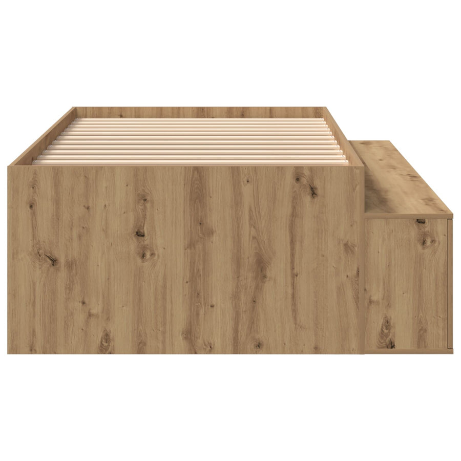 Opbergbedframe Artisan Eik 90X200 Cm