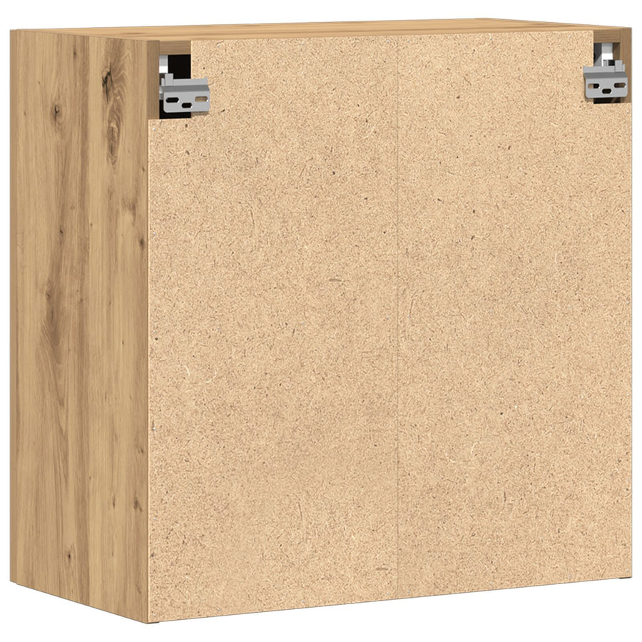 Wandkast 60X31,5X60 Cm Gelaagd Hout Artisan eiken