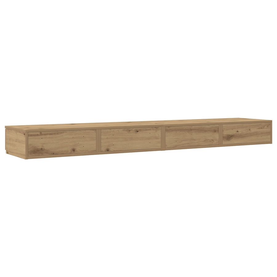 Bed Lades Engineered Hout Artisan eiken 200 x 36.5 x 16.5 cm