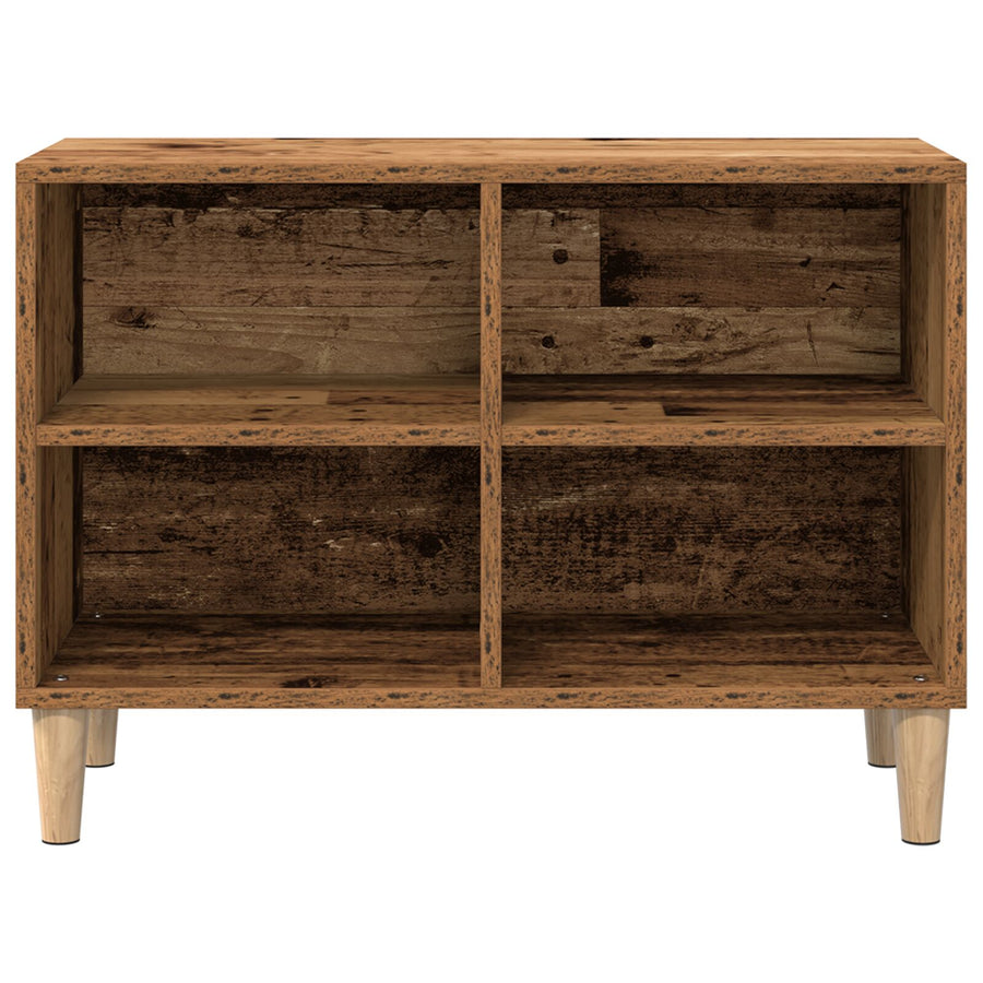 Tv-Meubel Met Houten Poot 69.5X30X50 Cm 69.5 cm Oude hout